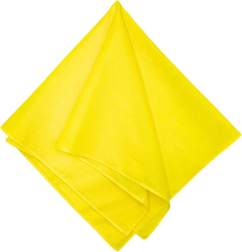 MD Style باندانا بلون صلب 100% قطن للرجال والنساء 22" × 22" منديل رأس وشال - Image 4